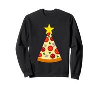 Arbre à Pizza de noël Moche drôle Italien de noël Pepperoni Italie Sweatshirt