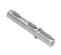 Arbre à Sortie Unique, Acier allié de 18 Mm de Diamètre, Arbre Unique à Sortie Longue de 128 Mm avec Joints, Anneau en S, Goupille D'angle pour Réducteur à Vis sans Fin NMRV040