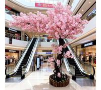 Arbre à souhaits de cerisier artificiel fait à la main pour intérieur et extérieur, décoration de mariage, grande taille 1,5 m x 1 m, parfait pour les événements et la décoration de la maison
