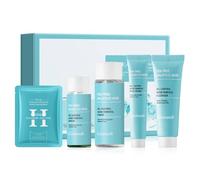 Arbre à thé Coffrets Cadeau de Soins pour la Peau, 5 Pièces Ensemble de Soins de la peau anti - acné, Soins Hydratants pour le Visage, Avec nettoyant pour le visage, toner, masque, essence, crème