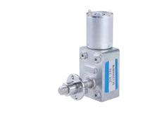 Arbre à vis de sortie 8mm x 33mm, 24V DC, couple élevé, moteur à engrenage à vis sans fin avec bride, 1 pièce(Motor,90rpm)