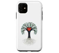 Arbre Amour Racines Forte Couronne Histoire descendance Coque pour iPhone 11
