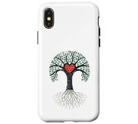 Arbre Amour Racines Forte Couronne Histoire descendance Coque pour iPhone X/XS