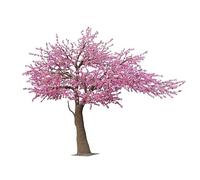 Arbre Artificiel, Arbre à Fleurs de pêcher, Arbre à Fleurs de Cerisier, Salon, Verdure d'atterrissage, Grands Ornements décoratifs pour la Maison 2,5 * 2 m Decoration
