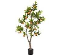 Arbre Artificiel en Pot "Oranger" 130cm Vert Vert G