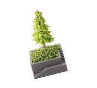 Arbre artificiel en pot vert miniature pour maisons de poupée créatives arrangements design miniature plante verte pour maisons de poupée