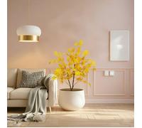 Arbre Artificiel,Plante artificielle d'érable avec pot Rouge,120cm-Juane- pour Décoration Extérieur