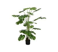 HOMCOM Arbre Artificiel Plante Artificielle Monstera deliciosa avec Pot Inclus Hauteur 180 cm intérieure Vert