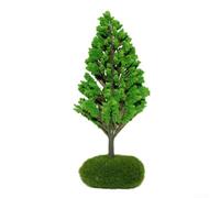 Arbre artificiel pour modèle d'architecture paysage, arbres simulés miniatures en plastique, réalistes pour plantes décoratives pour modélisme, diorama et projets de loisirs, vert 9 x 5 x 5 cm (C)