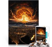 Arbre au trésor National Puzzle 1000 pièces pour Adultes Jouets de Jeu stimulants Convient pour la décoration de Bureau 38x26cm