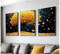 Arbre Automne Diamond Painting, 3 Pièces Diamond Painting Adulte, DIY Full Drill Loisirs Créatifs Adultes, Diamant Kit Complet 3 Pack Peinture Diamant, Decoration Maison, Cadeau Femme 70x100cm t9n-218