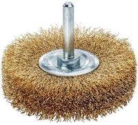 Arbre brosse ronde D.70mm arbre 6mm épaisseur du fil 0,2mm MS 12mm 15000min-¹