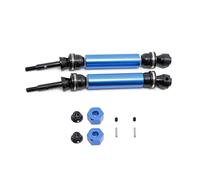 Arbre Cardan 2Pcs Arbre De Transmission Arrière CVD Pour 1/10 Pour Traxxas Pour Slash Pour Rustler Pour Stampede Pour Hoss Pour VXL 4X4 2WD RC(Bleu)