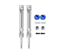 Arbre Cardan Arbre D'essieu Avant Et Transmission Arrière Pour 1/10 Pour Traxxas Pour Slash 2WD 4X4 Rustler RC Car Upgrade Parts Stainless Steel(A rear)