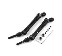 Arbre Cardan Essieu Arrière Arbre De Transmission Avant/arrière En Acier CVD Robuste Pour Traxxas 4x4 SLA017/SLA018 Slash Rustler VXL Stampede 1/10(Black front)
