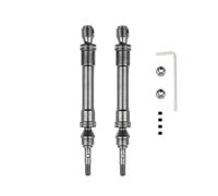 Arbre Cardan Essieu Arrière Arbre Transmission Avant Arrière Acier CVD Robuste Pour Traxxas Slash 4X4 Slash Rustler VXL Stampede 4X4 VXL 1/10(Titanium front)