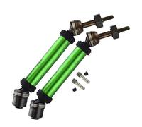 Arbre Cardan Joint Universel D'arbre Transmission Arrière CVD Pour Traxxas 1/10 Pour Rustler Pour Hoss Pour Stampede 4X4 Pour VXL RC 6852A 6852R(Green)