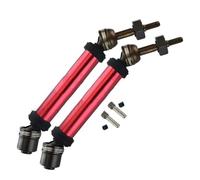Arbre Cardan Joint Universel D'arbre Transmission Arrière CVD Pour Traxxas 1/10 Pour Rustler Pour Hoss Pour Stampede 4X4 Pour VXL RC 6852A 6852R(Rouge)