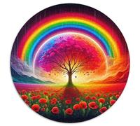 Arbre coloré Puzzle pour Adultes De Qualité Supérieure Plantes colorées Cadeau Jouet Coloré Décoration Moderne Jeu Cadeau Unique 1000pcs (67.5x67.5cm)