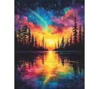 Arbre Cosmique coloré Puzzle 500 Pièces pour Adultes, Puzzle Impossible, Puzzles Classique pour Adulte, Puzzles Coloré Jeu de Famille et Team Building