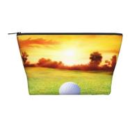 Arbre Coucher de Soleil Balle de Golf Sport, Trousse de Toilette Trousse de Maquillage Sac à cosmétiques Trousse de Toilette de Voyage Portable