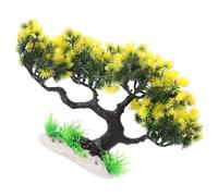 Arbre D’aquarium Réaliste en Plastique, Décor Compact pour Nano Bassins | Modélisation Lifelike, Résine Résistante, pour Crevettes et Terrariums, sur Bureau