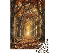 Arbre d' Automne doréPuzzle DIY 1000 Pièces pour Grands-Parents Amélioration De La Mémoire Renforcement Familial Cadeau De Noël 38x26cm/1000pcs