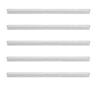 Arbre D en acier inoxydable 410100060100, diamètre 6mm, Compatible avec les Robots LEGO gobilda TETRIX, 5 pièces