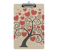 Arbre D'amour Presse-Papiers Avec Pince A4 Porte-Formulaires Clipboard Pour Papier Documents