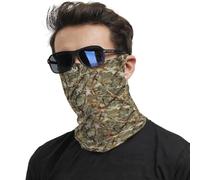 Arbre De Camouflage Vert (A) Séchage Rapide Chapeaux Demi-Visage Étanche À La Poussière Bandeau Magique Headwrap pour Femme Yoga Course À Pied
