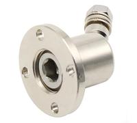 Arbre de charnière d'amortissement réglable avec joint à bascule d'arrêt à rotule 0,1-2 NM couple axe rotatif en acier au carbone pour équipement industriel