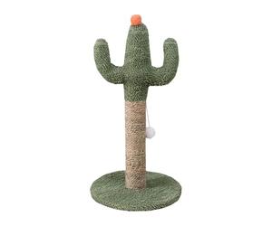 Arbre De Chat Cactus Décoratif - Rayures Verticales, Rayures Jouet | Station De Chatons Interactive, Rayures Rigide Avec Balle Suspendue, Accessoire Intérieur Robuste Pour Chats Domestiques