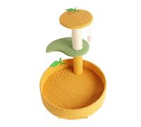 Arbre de Chat pour Grand Chat Cat d'escalade Cadre Soft Cat Meuve Cartoon Nest Fish Fish Tree Paradise Jumping Sisal Post Scratch Board Furniture for Pets Cat Vision Beauty Comes