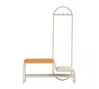 Arbre de couloir parent-enfant avec banc et rangement à chaussures, organisateur d'entrée autonome 3 en 1, porte-chaussures et porte-manteaux, organisateur de couloir multifonction