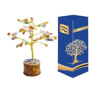 Arbre de Cristal Wonder Care Home Care Cristaux et Pierres Arbre de Cristal décoratif Cadeaux en Cristal Arbre de Pierres précieuses Arbre de Noël Arbre véritable (Arbre Multi-Cristaux 60 bds)