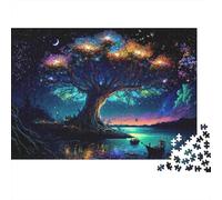 Arbre de Fantaisie Ciel de Nuit Puzzle 1000 Pièces Educa Jouet Cadeau Unique De l'art De La Décoration intéressant Jeu Éducatif Challenge Toy Adultes Et Enfants À Partir De 14 Ans 70x50cm/1000pcs