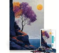 Arbre de la Solitude Puzzle 1000 pièces pour Adultes Cadeau Stimulant pour l'esprit Jeu de détente Facile Découpe précise Cadeau spécial (38x26cm)