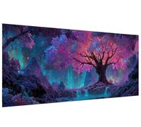 Arbre De La Vie Diamond Painting Adulte Rêve Peinture Diamant Grand Format 50x100cm Broderie Diamant Kit DIY Diamond Painting Adulte Débutants 5D Strass Broderie Point de Croix , Murale Décor A-U91