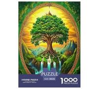 Arbre de la Vie Puzzle 1000 Pièces pour Adultes Et Enfants Le Monde Naturel Jeu De Création Et Logique pour Enfants 1000 Pieces pour Jeux D'activités Familiales Cadeau d'anniversaire 38x26cm/1000pcs