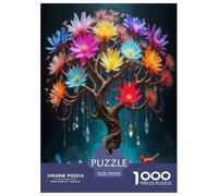 Arbre de la Vie Puzzle 1000 Pièces pour Adultes Et Enfants Le Monde Naturel Jeu De Création Et Logique pour Enfants 1000 Pieces pour Jeux D'activités Familiales Cadeau d'anniversaire 70x50cm/1000pcs
