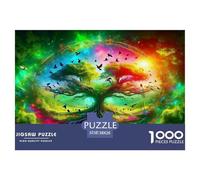 Arbre de la Vie Puzzle De 1000 Pièces : pour Les Familles avec Enfants, Créer des Souvenirs Joyeux Ensemble