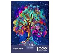 Arbre de la Vie Puzzles 1000 Pièces pour Adultes Et Enfants Le Monde Naturel Jeu De Création Et Logique pour Enfants 1000 Pieces Activité Relaxante Cadeaux De Voyage 38x26cm/1000pcs