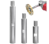 Arbre de meuleuse d'angle, tige d'extension en acier inoxydable, kit de polisseuse avec fonction résistante à l'usure, accessoire d'outils en acier confortable, connecteur de machine élégant, poteau