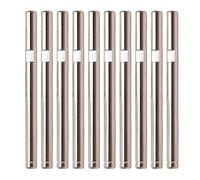 Arbre de moteur RC en acier inoxydable, diamètre de 4 mm, longueur de 52,7 mm, arbre de remplacement de moteur sans balais pour télécommande de voiture, bateau, avion, 10 pièces,