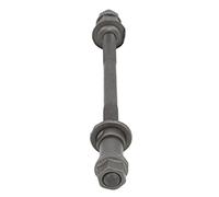 Arbre de moyeu creux noir, 190 mm 7,5 pouces de montagne Vertier Hollow Front et arrière Arbre moyeu relâche rapidement pièces remplacement du vélo pour le vélo montagne