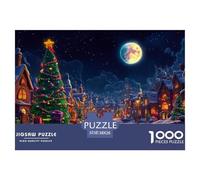 Arbre de Noël 1000 Piece Jigsaw Puzzle for Adults Challenging Game Stress Relief Puzzle Cultivate The Spirit of Teamwork for Family Decorations 38x26cm/1000pcs