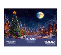 Arbre de Noël 1000 Piece Jigsaw Puzzle for Adults Educhational Games Stress Relief Puzzle Cultivate The Spirit of Teamwork for Adults and Kids, Age 12 Years Up 70x50cm/1000pcs