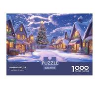 Arbre de Noël 1000 Piece Jigsaw Puzzle for Adults Educhational Games Stress Relief Puzzle Cultivate The Spirit of Teamwork for Adults Gifts 70x50cm/1000pcs