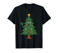 Arbre de Noël agitant Le Père Noël T-Shirt