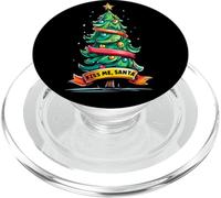 Arbre de Noël Amusant avec « Kiss me », Discours du Père Noël pour Les Jours festifs PopSockets PopGrip pour MagSafe